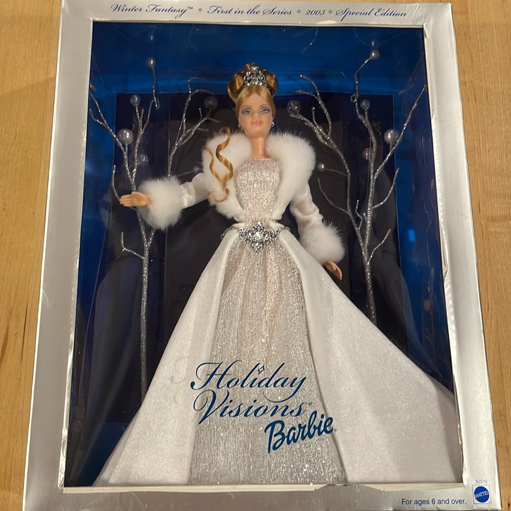 NWT 2003 Holiday Visions Barbie-1st in Special Edition Winter Fantasy Series